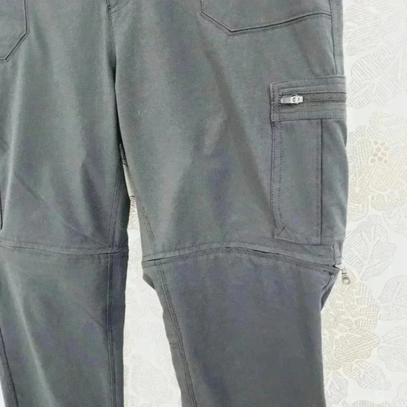 Kuhl Women's Convertible Cargo Pants 14 Short Black Outdoor Polyester Blend - Picture 9 of 11